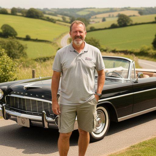 Krásná přírodní scenérie zachycená z auta během jízdy.